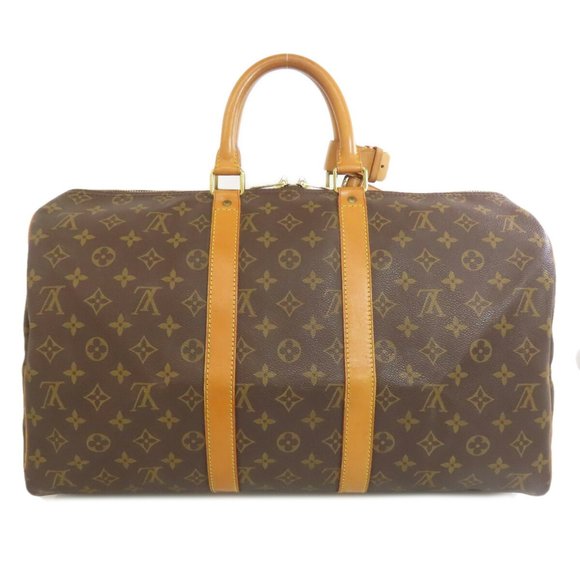 LOUIS VUITTON Brown Monogram Boston Bag - Picture 1 of 9